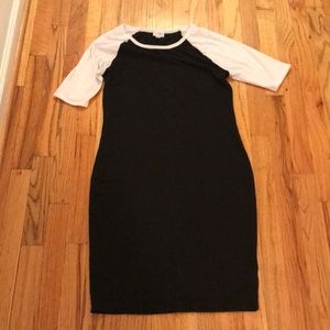 LuLaRoe Lk nw sz small blk /White wmns dress cute